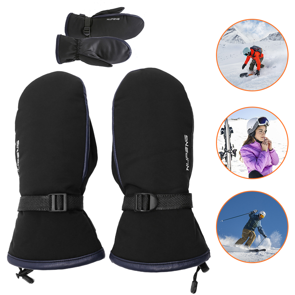 Cycling Gear Waterproof - Gants électriques métropolitains imperméables, chauffe-mains, chargement