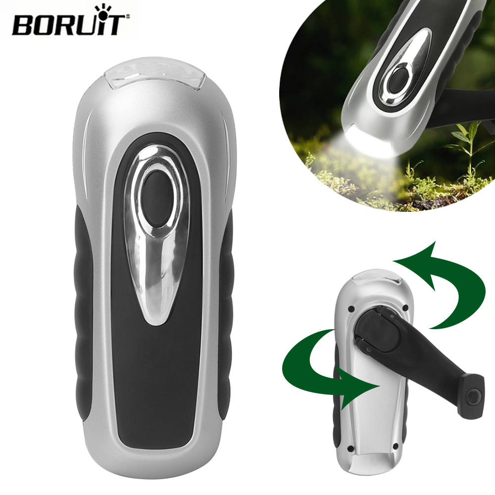 Cycling Low Gear - BORUIT lampe de poche LED manivelle