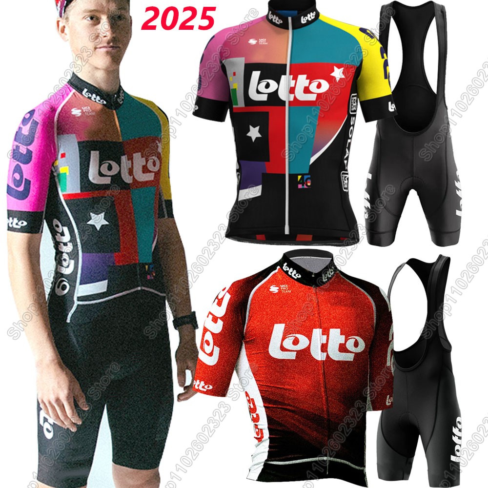 Cycling Gear Logo - Lotto team 2025 maillot de cyclisme