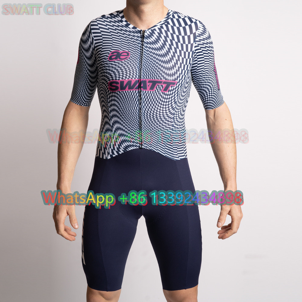 Cycling Gear Logo - SWATT CLUB-Combinaison TriDuvet à vaccage Rapide