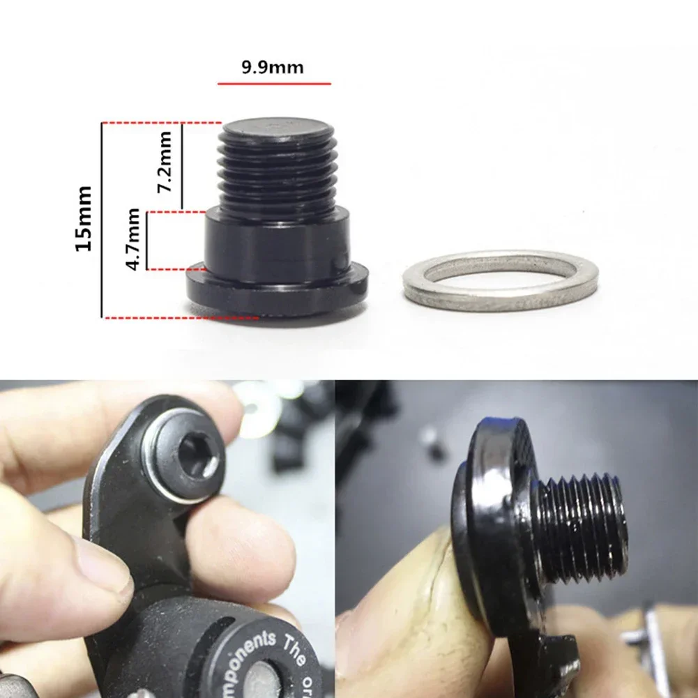 Cycling Gear Hanger - Dérailleur arrière en Fiosphbolts pour Shimano