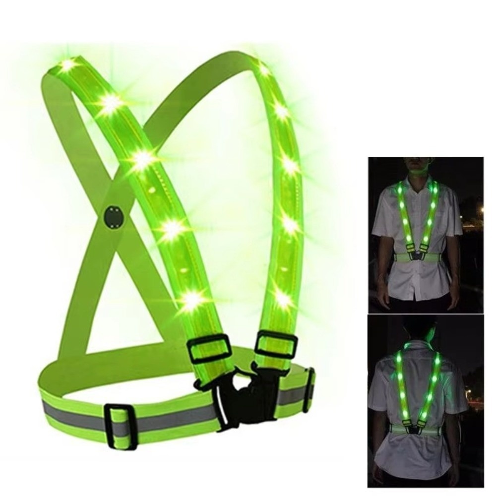 Cycling Gear Vest - Nouveau gilet de sécurité LED en