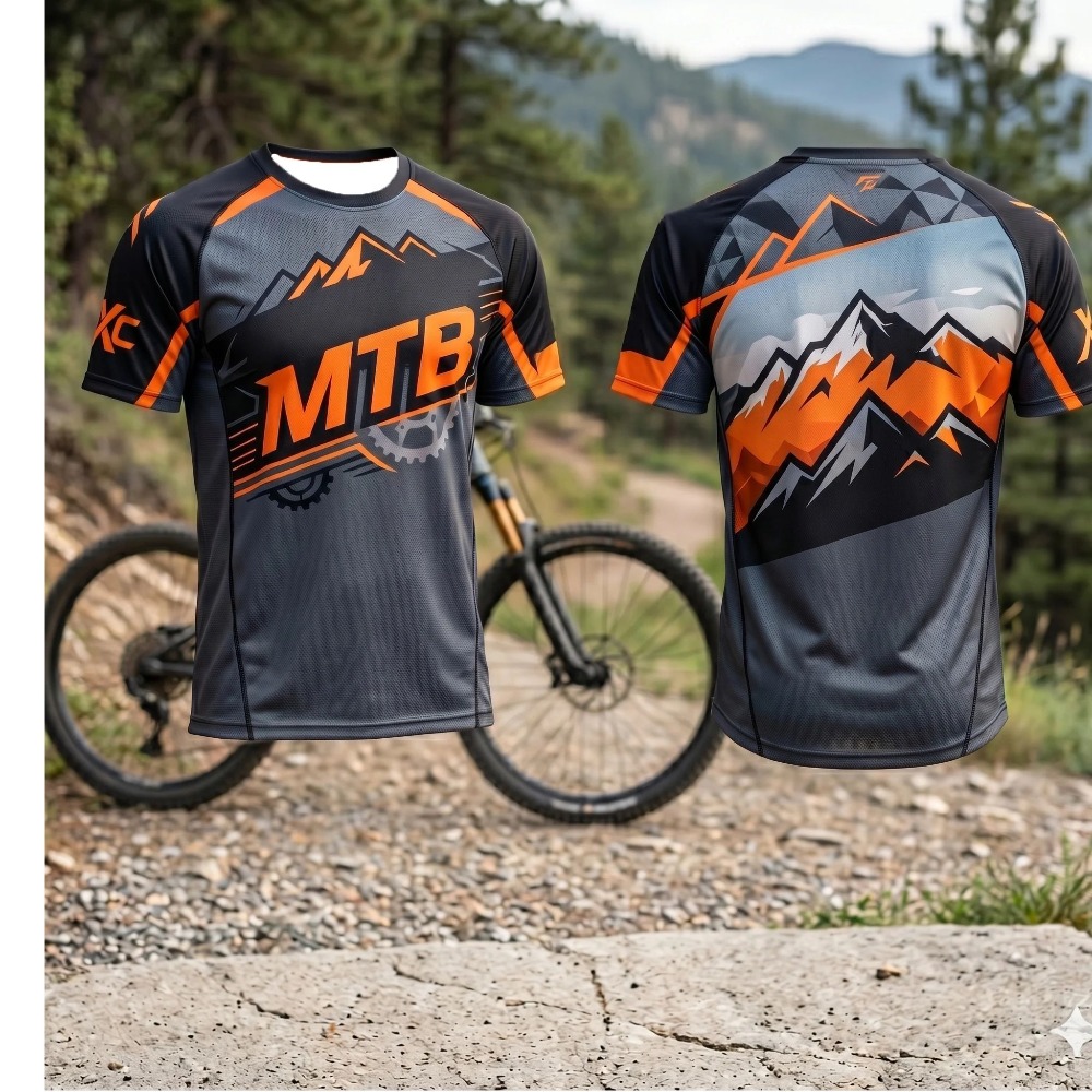 Xc Cycling Gear - T-shirt de cyclisme VTT pour homme