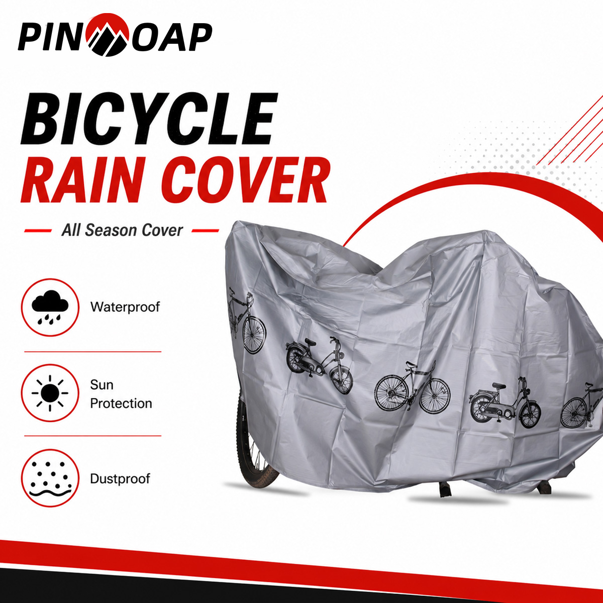 Cycling Gear Waterproof - PINMOAP Housse de protection universelle pour