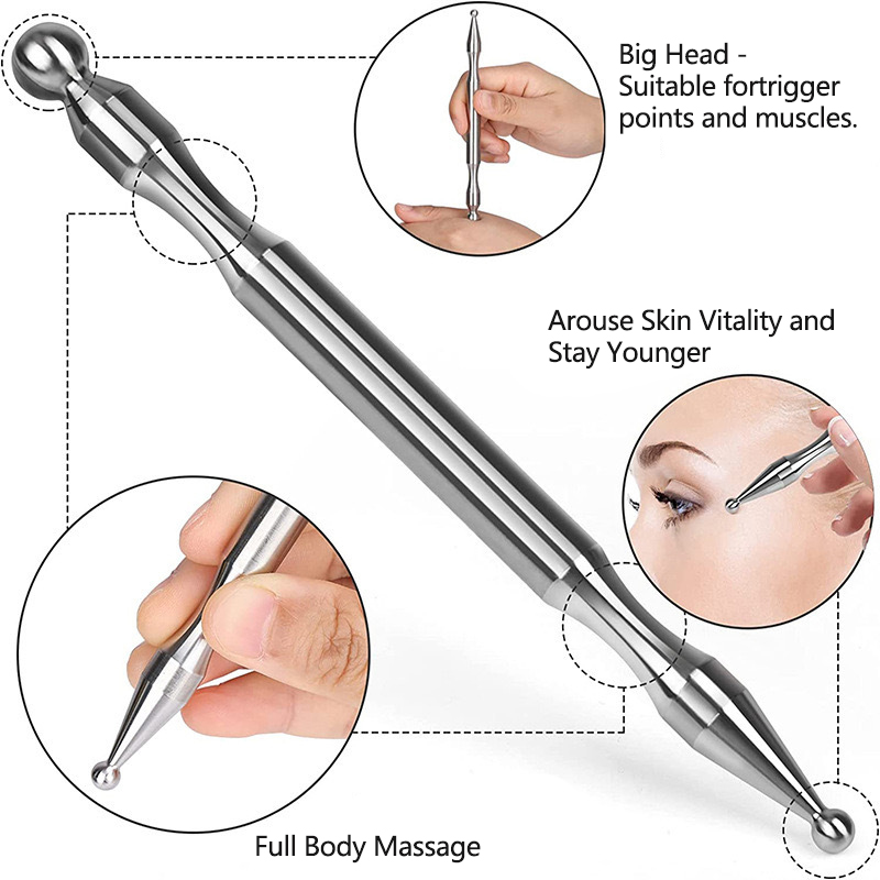 Head Racket Boom - Stylo d'acupuncture en acier inoxydable, masseur