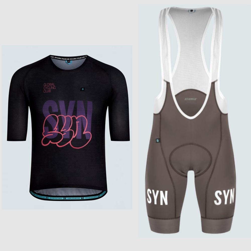 Cycling Gear Logo - Maillot de cyclisme sans fermeture éclair