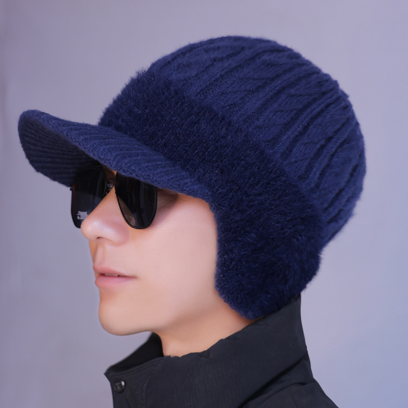 Cycling Gear Cold Weather - Bonnet thermique coupe-vent doublé polaire, chapeau