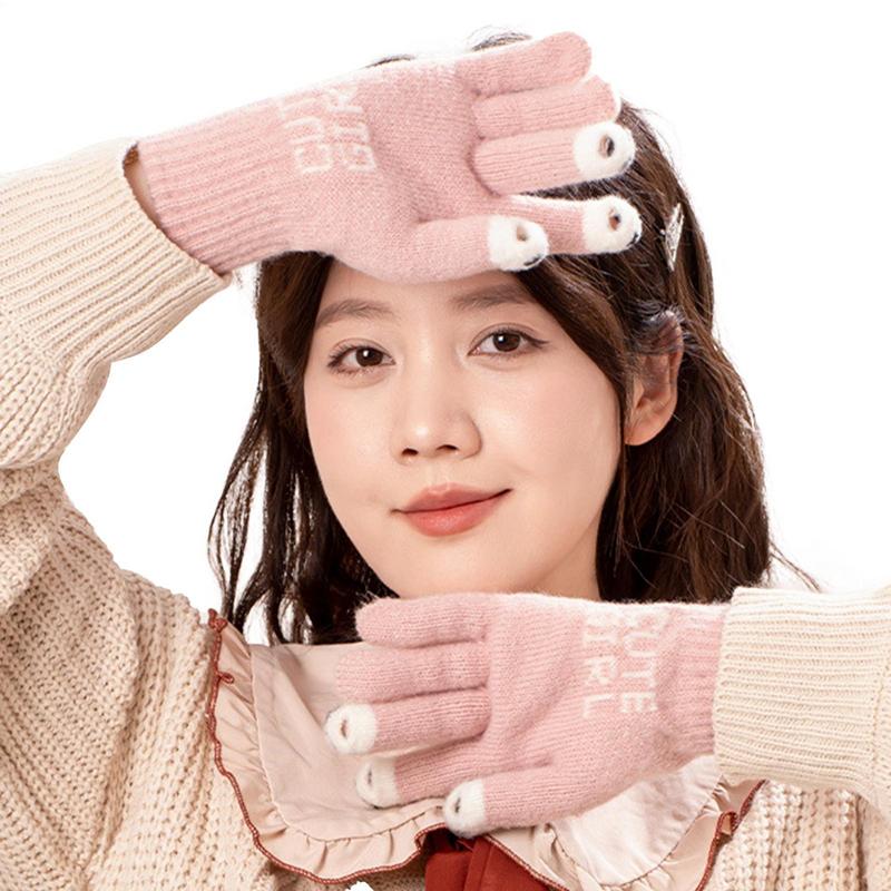 Cycling Gear Cold Weather - Gants Chauds artificiel astiques avec Écran