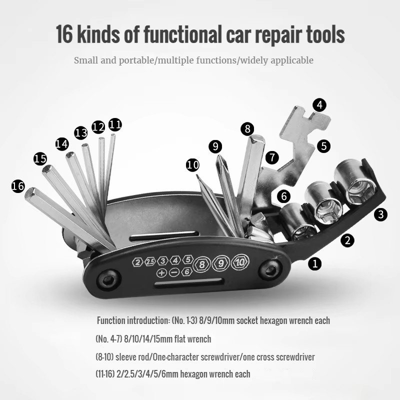 Bicycle Repair Kit - Kit d'outils de réparation de vélo