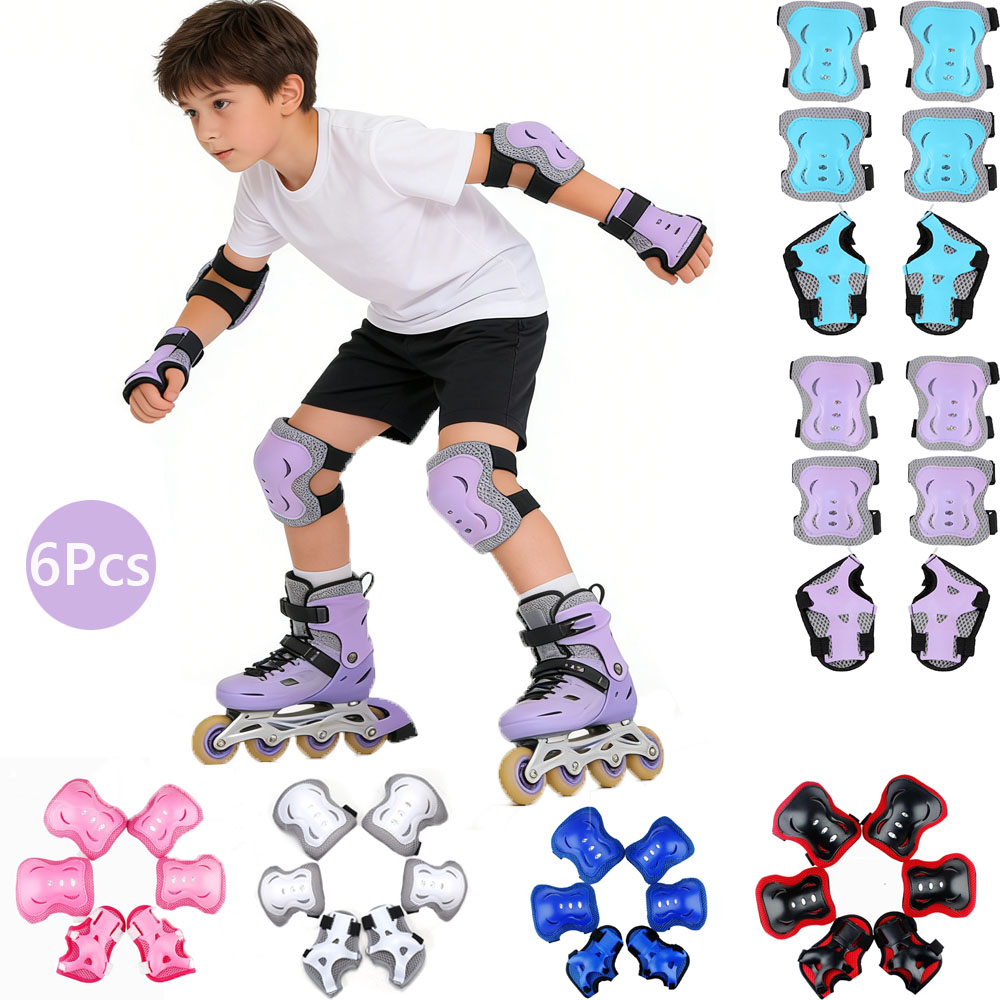 Cycling Gear Girls - Genouillères et coudières pour enfants de