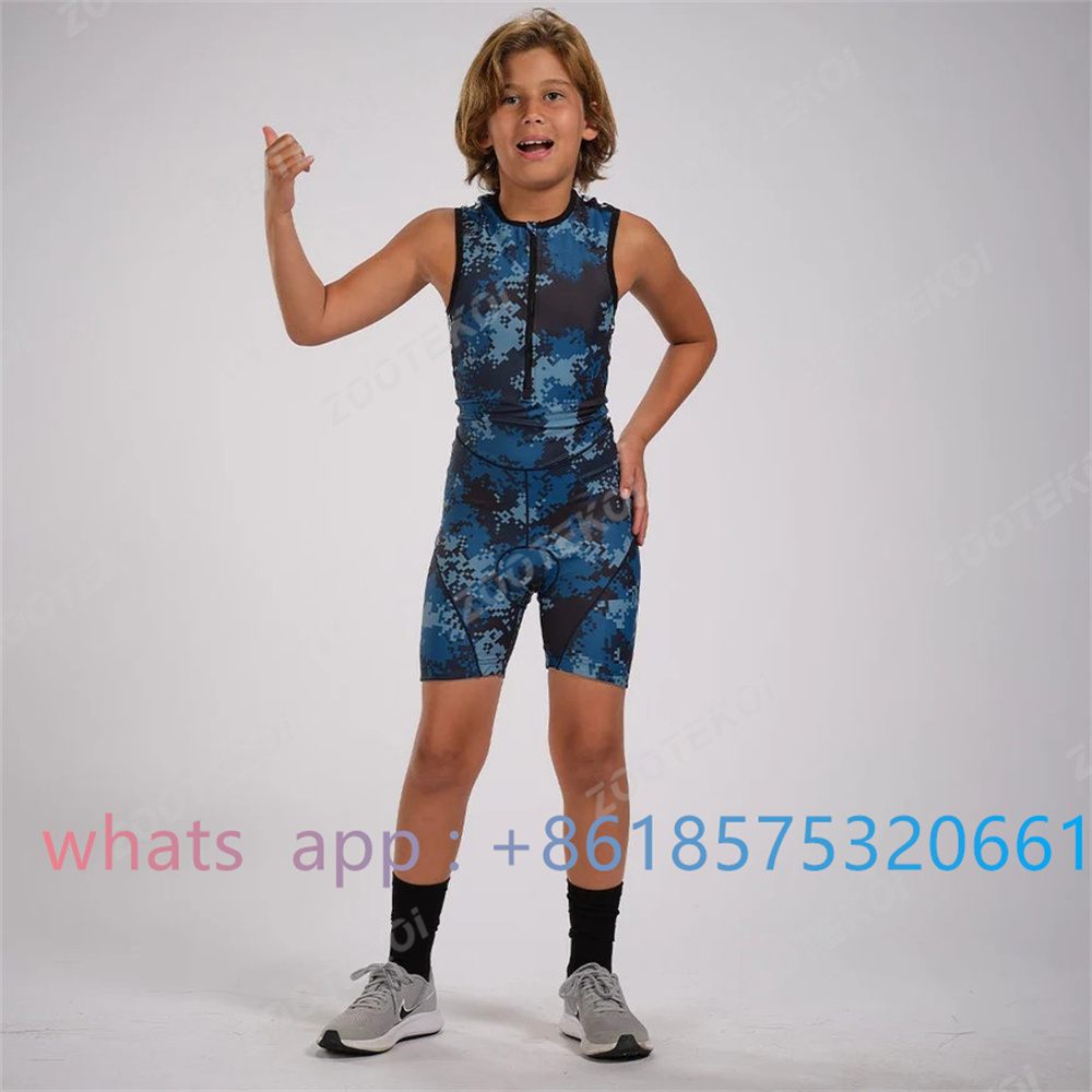 Cycling Gear Girls - Zootekoi-Combinaison tricouette universelle pour garçons et