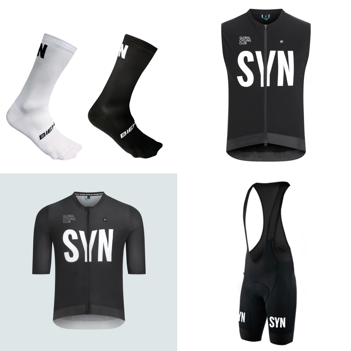 Cycling Gear Waterproof - Ensemble cycliste d'été 2026 noir et