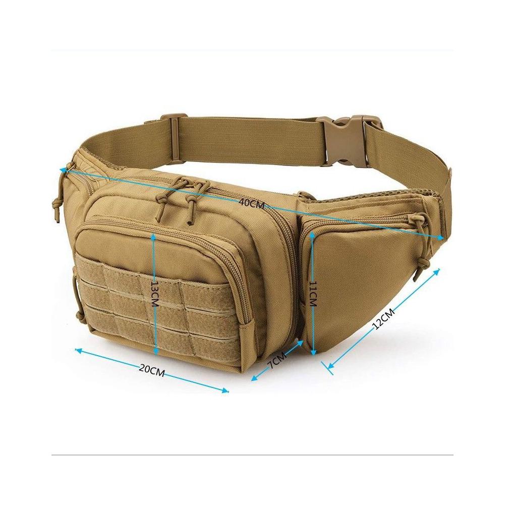 Cycling Gear Waterproof - Sac banane tactique étanche avec ceinture