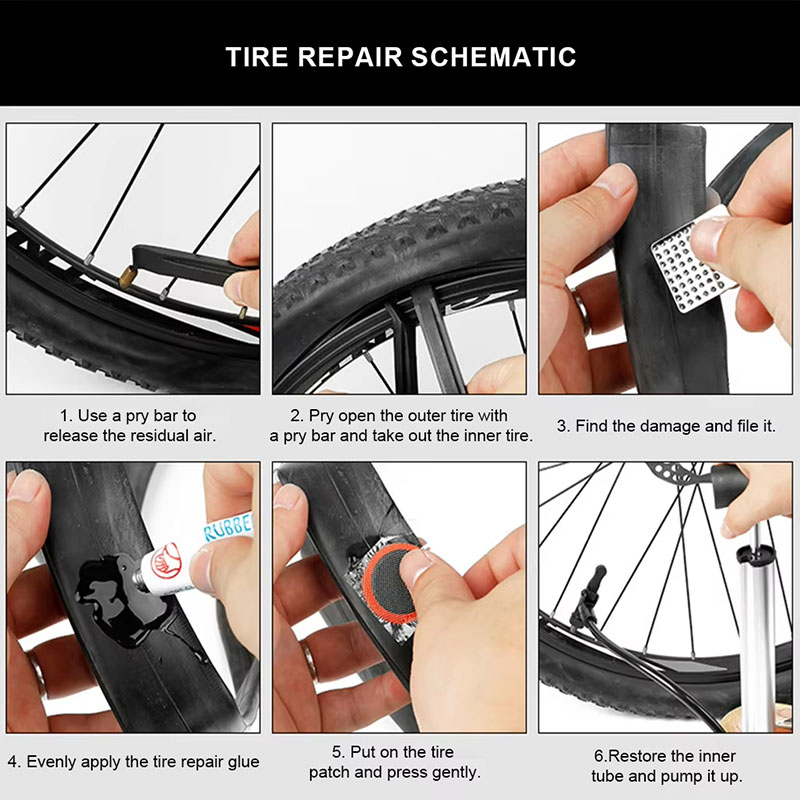 Kit de réparation de pneus de  - Bicycle Repair Kit avis et prix