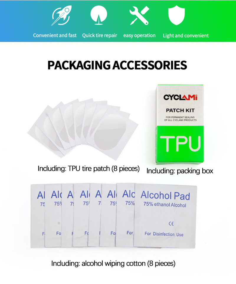 Nouveau Patch de pneu pour Tub - Bicycle Repair Kit avis et prix