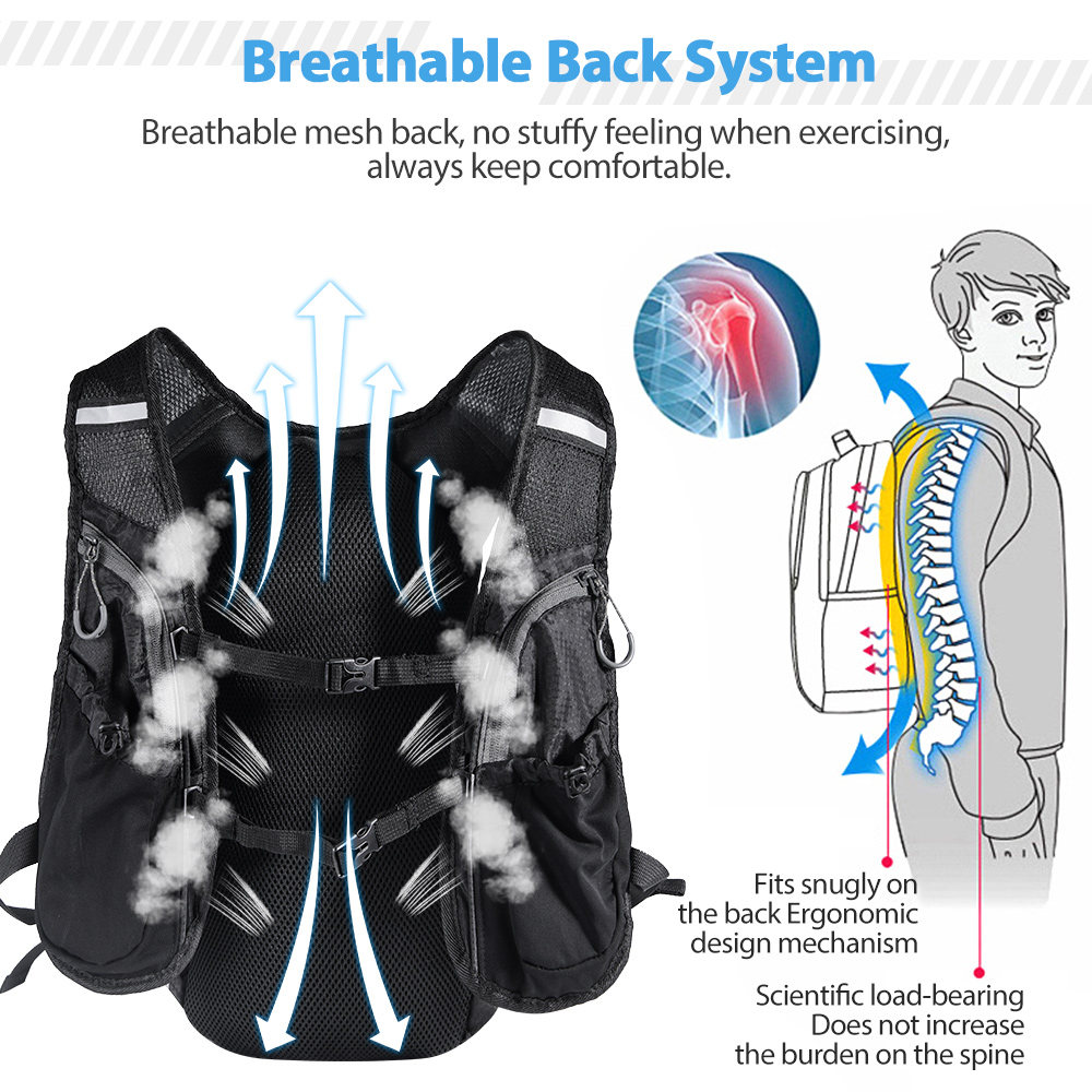 Sac à dos de course avec sac d - Cycling Gear Vest avis et prix