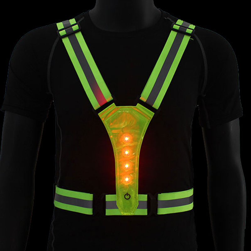 Gilet de sécurité LED réglable - Cycling Gear Vest avis et prix