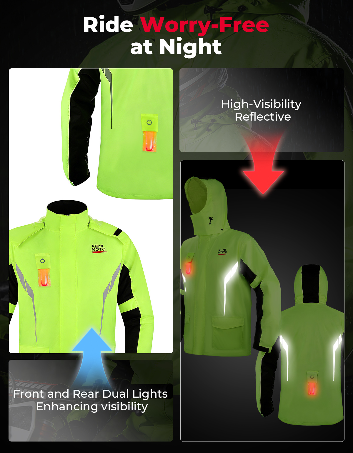 KEMIMOTO Ensemble imperméable  - Cycling Gear Waterproof avis et prix