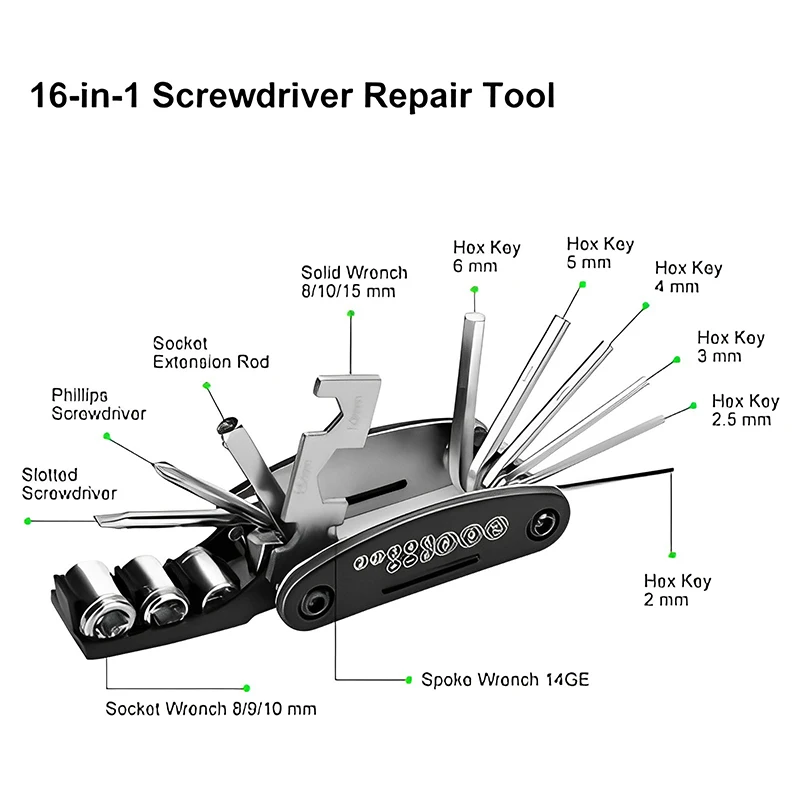 Kit d'outils de réparation de  - Bicycle Repair Kit avis et prix